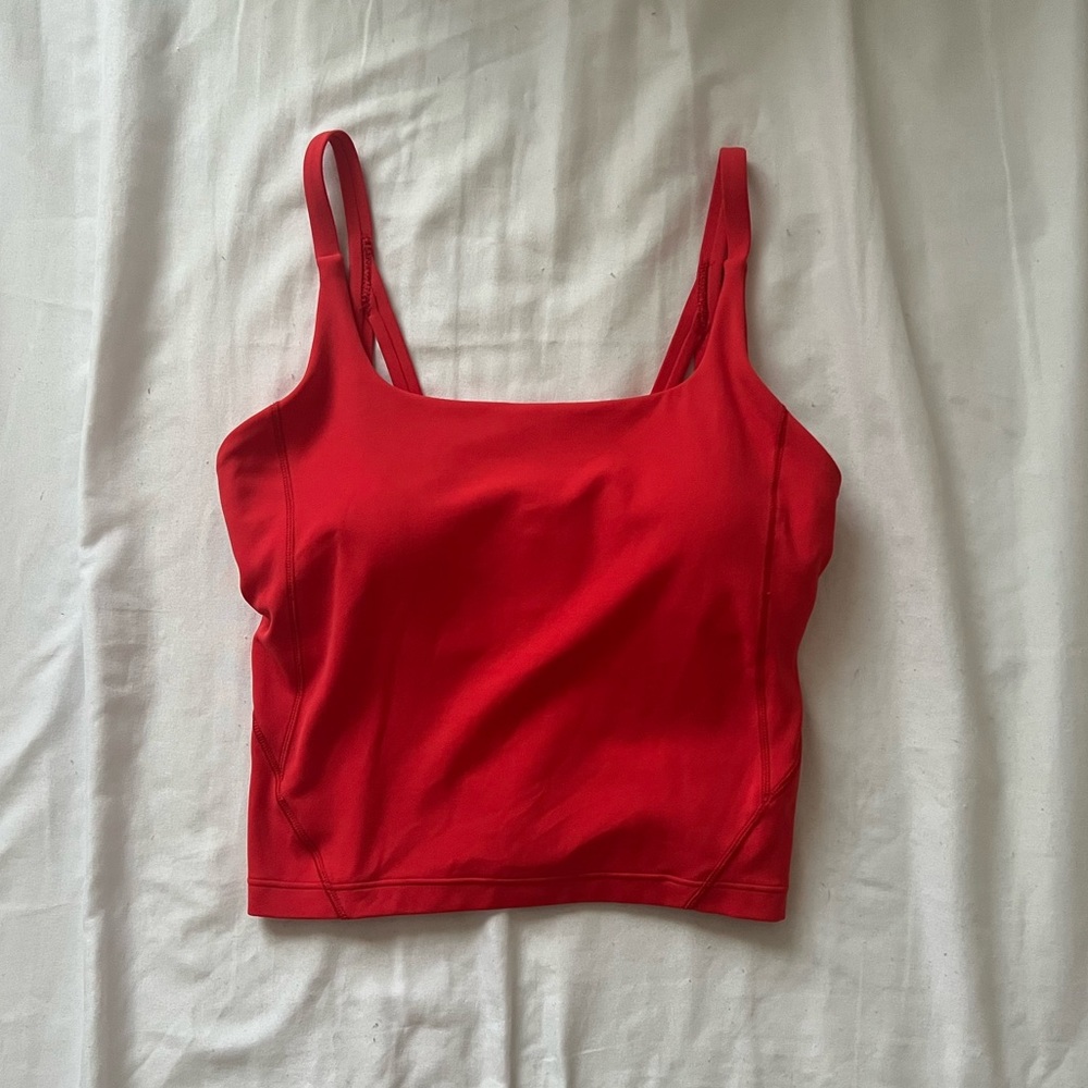 Lululemon Strappy Nulu Shelf Tank